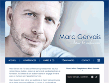 Tablet Screenshot of marcgervais.com